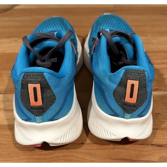 Saucony Ride 15 Womens Running Walking Shoes Blue Athletic Sneakers Size 7 - Picture 4 of 10